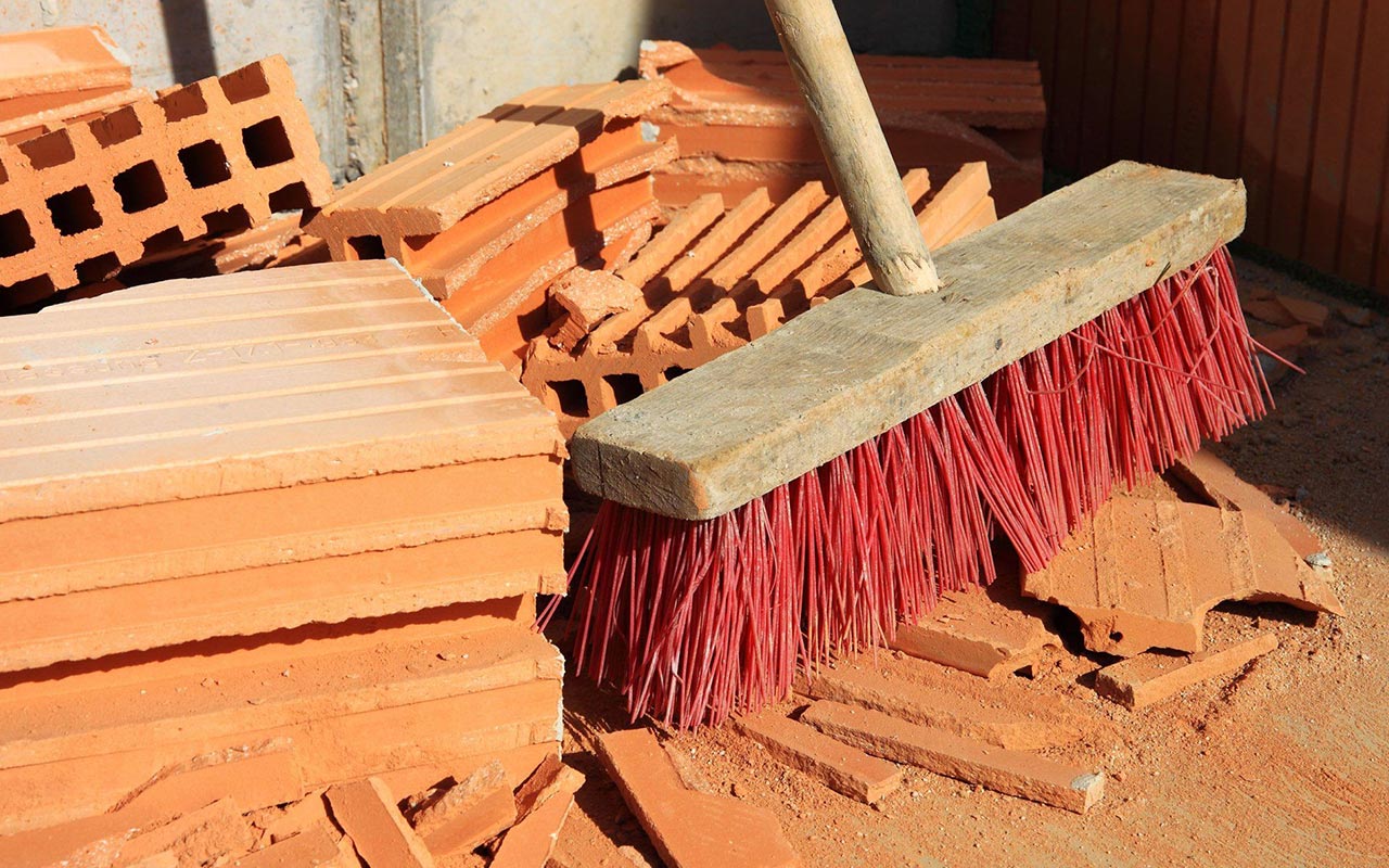 Brushing up broken tiles